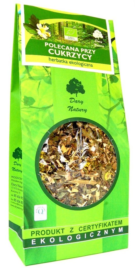 HERBATKA POLECANA PRZY CUKRZYCY BIO 150 g - DARY NATURY HERBATKA POLECANA PRZY CUKRZYCY BIO 150 g - DARY NATURY