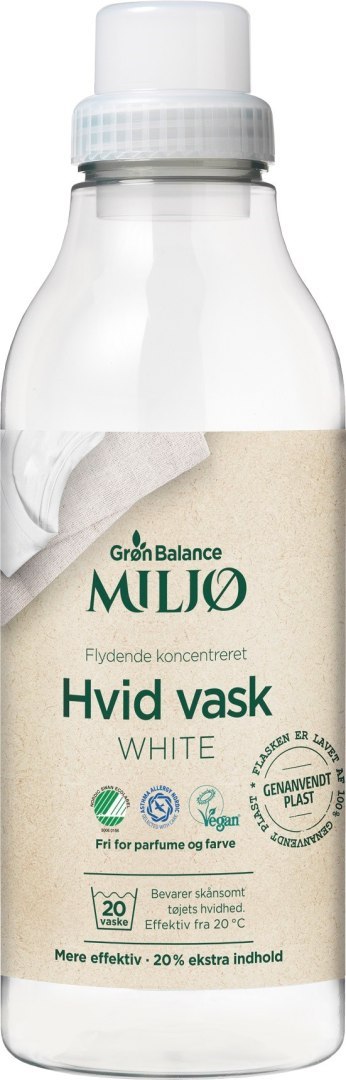 PŁYN DO PRANIA BIAŁYCH UBRAŃ (KONCENTRAT) ECO 900 ml (20 PRAŃ) - GRON BALANCE PŁYN DO PRANIA BIAŁYCH UBRAŃ (KONCENTRAT) ECO 900 ml (20 PRAŃ) - GRON BALANCE