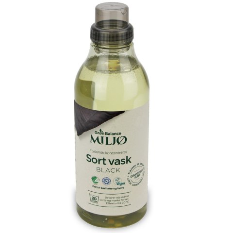 PŁYN DO PRANIA CZARNYCH UBRAŃ (KONCENTRAT) ECO 900 ml (20 PRAŃ) - GRON BALANCE