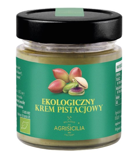 KREM PISTACJOWY 45 % BIO 200 g - AGRISICILIA KREM PISTACJOWY 45 % BIO 200 g - AGRISICILIA