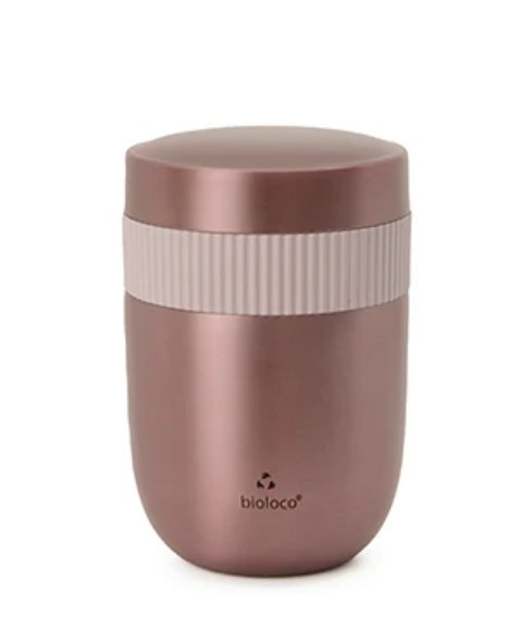 LUNCHPOT TERMICZNY DWUCZĘŚCIOWY RÓŻOWE ZŁOTO 420 ml + 200 ml - CHIC-MIC LUNCHPOT TERMICZNY DWUCZĘŚCIOWY RÓŻOWE ZŁOTO 420 ml + 200 ml - CHIC-MIC