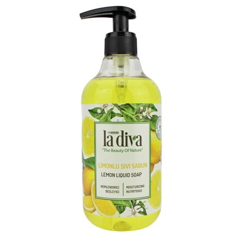MYDŁO W PŁYNIE CYTRYNOWE 500 ml - LA DIVA MYDŁO W PŁYNIE CYTRYNOWE 500 ml - LA DIVA