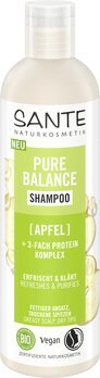 SZAMPON NORMALIZUJĄCY DO WŁOSÓW PRZETŁUSZCZAJĄCYCH SIĘ JABŁKO I POTRÓJNY KOMPLEKS PROTEINOWY ECO 250 ml - SANTE SZAMPON NORMALIZUJĄCY DO WŁOSÓW PRZETŁUSZCZAJĄCYCH SIĘ JABŁKO I POTRÓJNY KOMPLEKS PROTEINOWY ECO 250 ml - SANTE