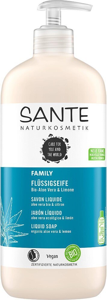 MYDŁO W PŁYNIE ALOES I CYTRYNA ECO 500 ml - SANTE MYDŁO W PŁYNIE ALOES I CYTRYNA ECO 500 ml - SANTE