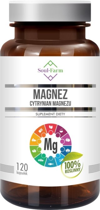 CYTRYNIAN MAGNEZU (650 mg) 120 KAPSUŁEK - SOUL FARM