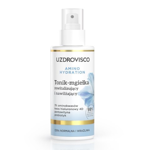 TONIK - MGIEŁKA DO TWARZY REWITALIZUJĄCO - NAWILŻAJĄCY 150 ml - UZDROVISCO (AMINO HYDRATION) TONIK - MGIEŁKA DO TWARZY REWITALIZUJĄCO - NAWILŻAJĄCY 150 ml - UZDROVISCO (AMINO HYDRATION)