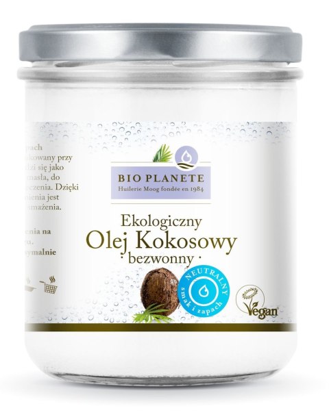 OLEJ KOKOSOWY BEZWONNY BIO 400 ml - BIO PLANETE OLEJ KOKOSOWY BEZWONNY BIO 400 ml - BIO PLANETE