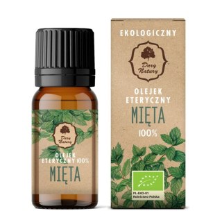OLEJEK ETERYCZNY MIĘTA PIEPRZOWA BIO 10 ml - DARY NATURY