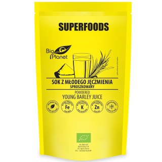 SOK Z MŁODEGO JĘCZMIENIA SPROSZKOWANY BIO 150 g - BIO PLANET