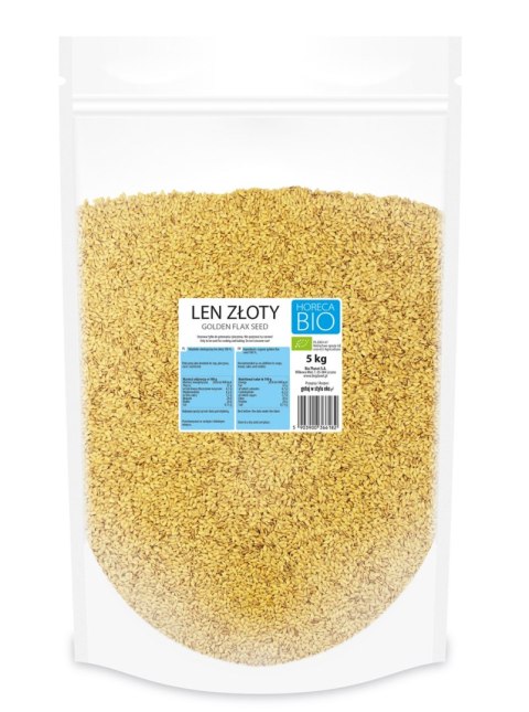 LEN ZŁOTY (SIEMIĘ LNIANE) BIO 5 kg - HORECA (BIO PLANET) LEN ZŁOTY (SIEMIĘ LNIANE) BIO 5 kg - HORECA (BIO PLANET)