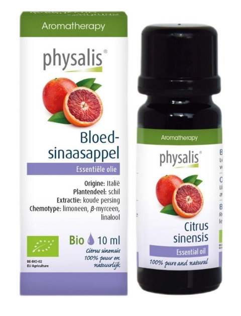 OLEJEK ETERYCZNY POMARAŃCZA KRWISTA BIO 10 ml - PHYSALIS OLEJEK ETERYCZNY POMARAŃCZA KRWISTA BIO 10 ml - PHYSALIS