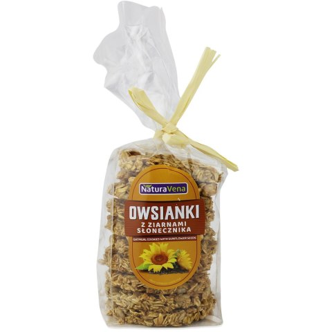 CIASTKA OWSIANKI Z ZIARNAMI SŁONECZNIKA 175 g - NATURAVENA CIASTKA OWSIANKI Z ZIARNAMI SŁONECZNIKA 175 g - NATURAVENA