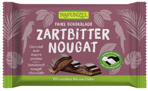 CZEKOLADA GORZKA Z NADZIENIEM NUGATOWYM BIO 100 g - RAPUNZEL CZEKOLADA GORZKA Z NADZIENIEM NUGATOWYM BIO 100 g - RAPUNZEL