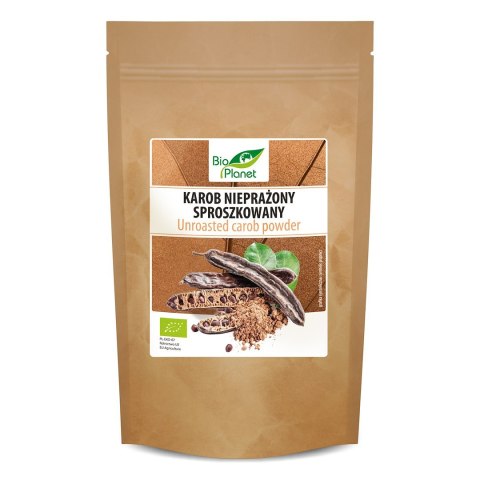 KAROB NIEPRAŻONY SPROSZKOWANY BIO 200 g - BIO PLANET KAROB NIEPRAŻONY SPROSZKOWANY BIO 200 g - BIO PLANET