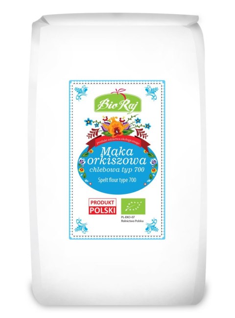 MĄKA ORKISZOWA CHLEBOWA TYP 700 BIO (POLSKA) 1 kg - BIO RAJ MĄKA ORKISZOWA CHLEBOWA TYP 700 BIO (POLSKA) 1 kg - BIO RAJ