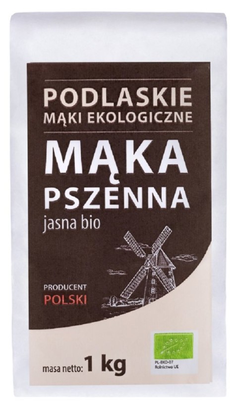 MĄKA PSZENNA JASNA TYP 550 BIO 1 kg - BIO LIFE (MĄKI PODLASKIE) MĄKA PSZENNA JASNA TYP 550 BIO 1 kg - BIO LIFE (MĄKI PODLASKIE)