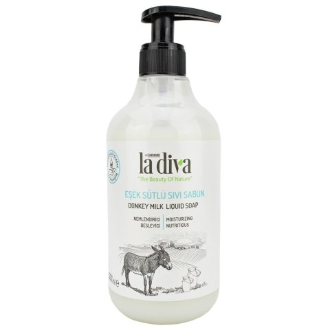 MYDŁO W PŁYNIE Z OŚLIM MLEKIEM 500 ml - LA DIVA MYDŁO W PŁYNIE Z OŚLIM MLEKIEM 500 ml - LA DIVA