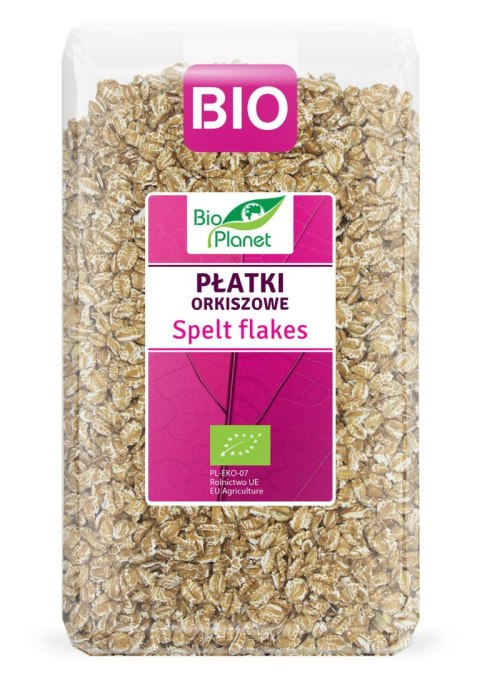 PŁATKI ORKISZOWE BIO 600 g - BIO PLANET PŁATKI ORKISZOWE BIO 600 g - BIO PLANET