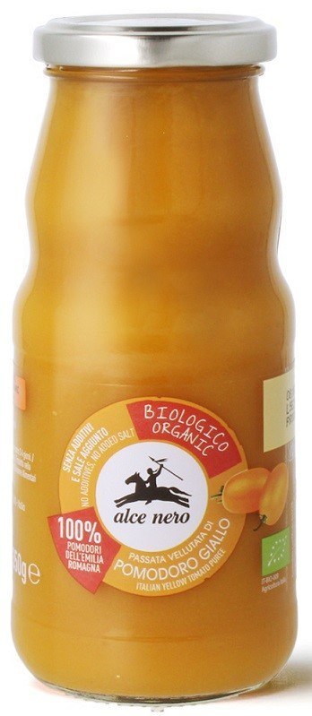 SOS POMIDOROWY PASSATA (Z POMIDORÓW ŻÓŁTYCH) BIO 350 g - ALCE NERO SOS POMIDOROWY PASSATA (Z POMIDORÓW ŻÓŁTYCH) BIO 350 g - ALCE NERO