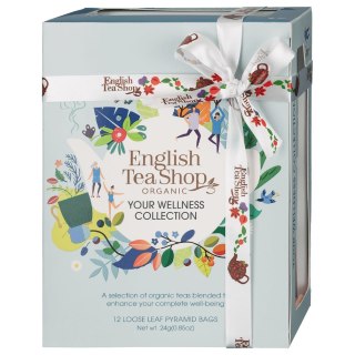KOLEKCJA HERBATEK OWOCOWO - ZIOŁOWYCH BIO PIRAMIDKI (YOUR WELLNESS - 6 SMAKÓW) (12 x 2 g) 24 g - ENGLISH TEA SHOP